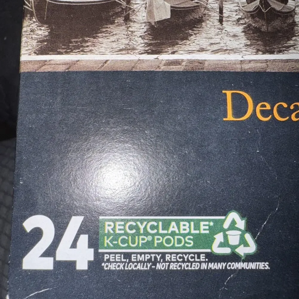 Barista Prima Italian Roast Decaf Coffee Dark Roast Keurig K-Cup Pods 24 Cups